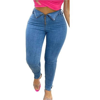 Women Fashion Casual Jeans