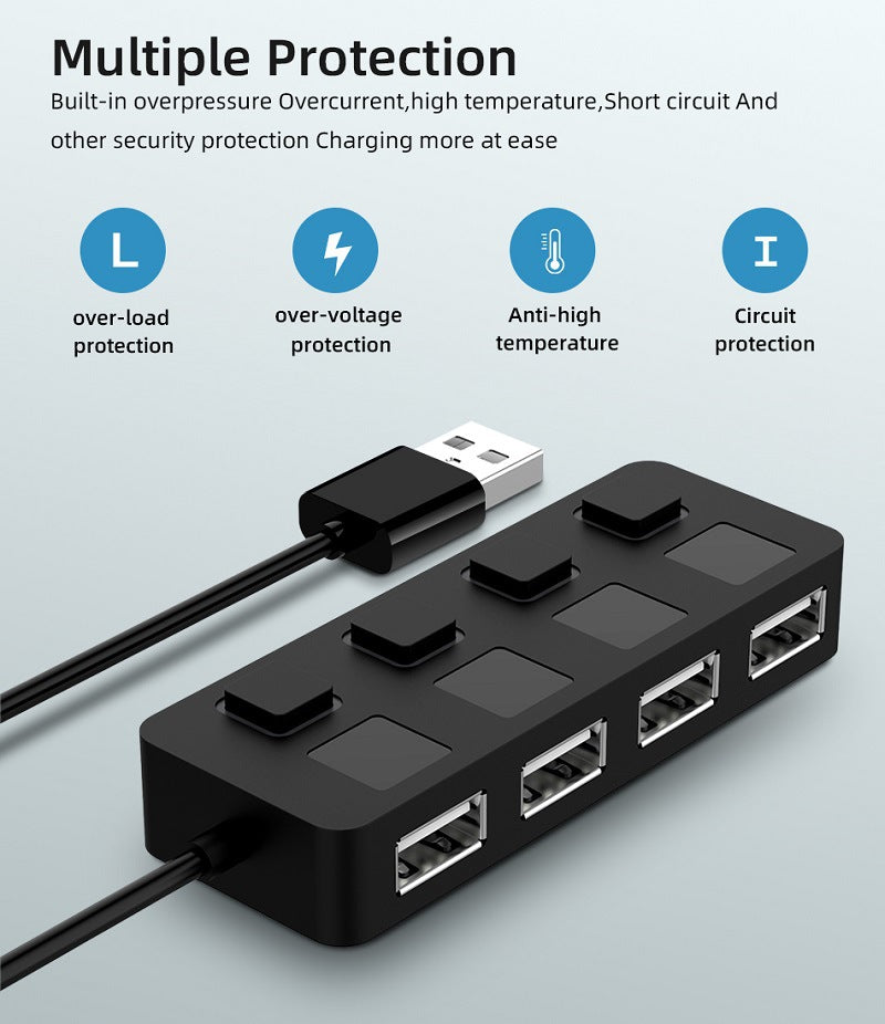 4-Port USB 2.0 Hub