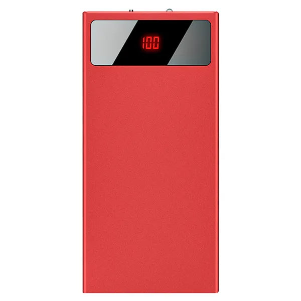 20000mAh Power Bank Ultra Thin External Battery Pack Phone Charger Dual USB Flashlight Battery Remain Display