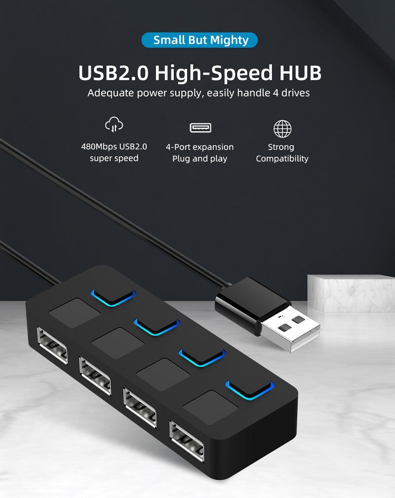 4-Port USB 2.0 Hub