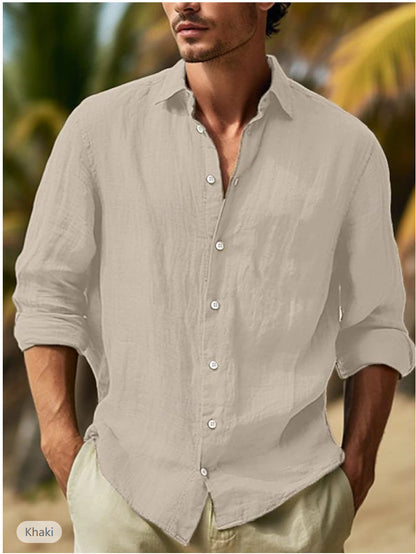 Men's Casual Solid Color  Shirt