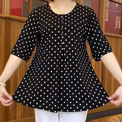 Polka Dot T-Shirt Dress