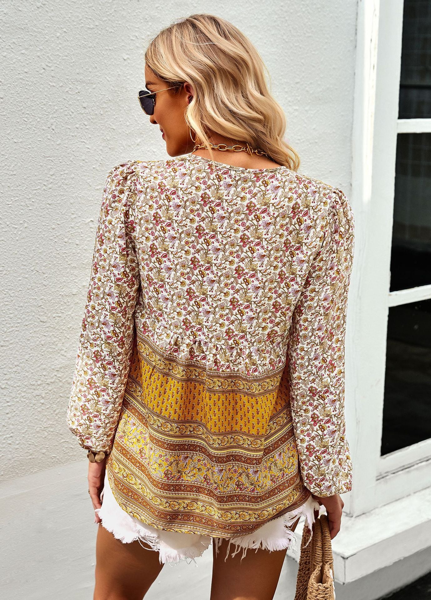 New Bohemian Chic Shirt for Spring and Autumn