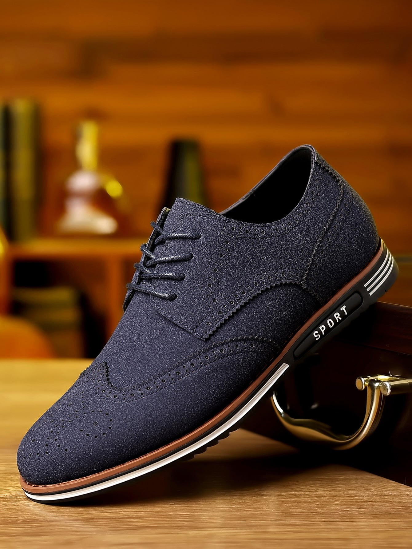 Men's Matte Low-top Suede Leather Casual Shoes