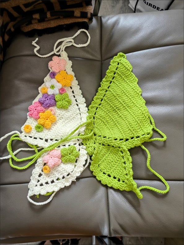 Camisola con corte de nudo y lazo para mujer