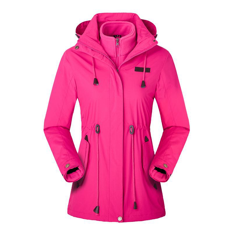 Warmth Multicolor Outdoor Jacket For Women