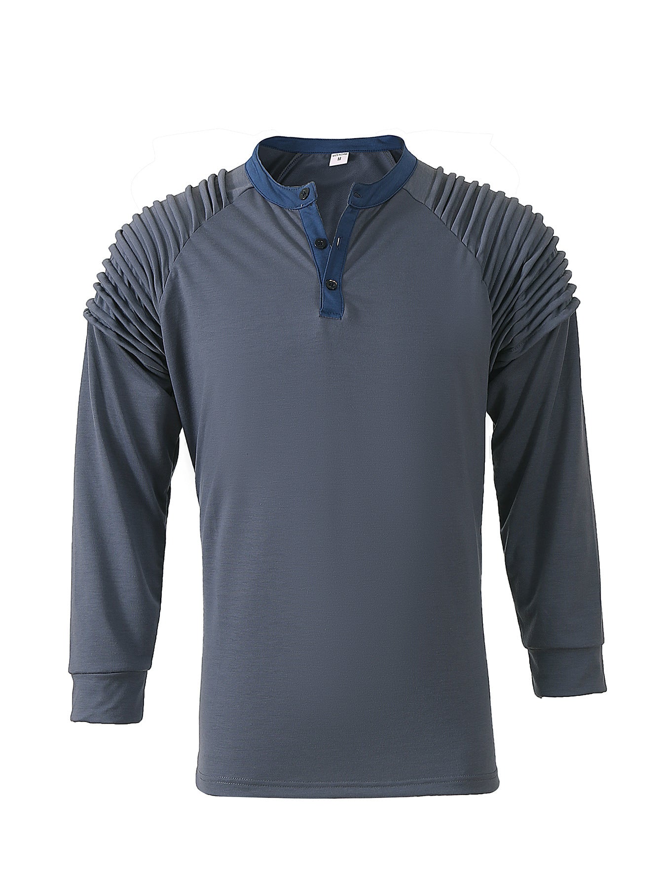 Men's Tactical Long Sleeve T-shirt Amazon Button Long Sleeve
