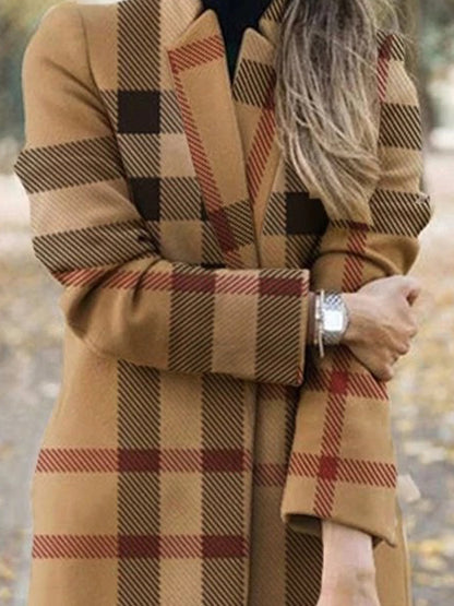 Fashionable & Warm: Printed Woolen Coat