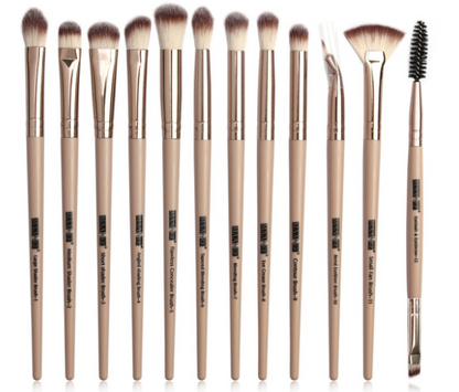 12 Makeup Brushes Set