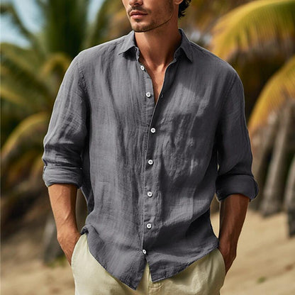 Men's Casual Solid Color  Shirt