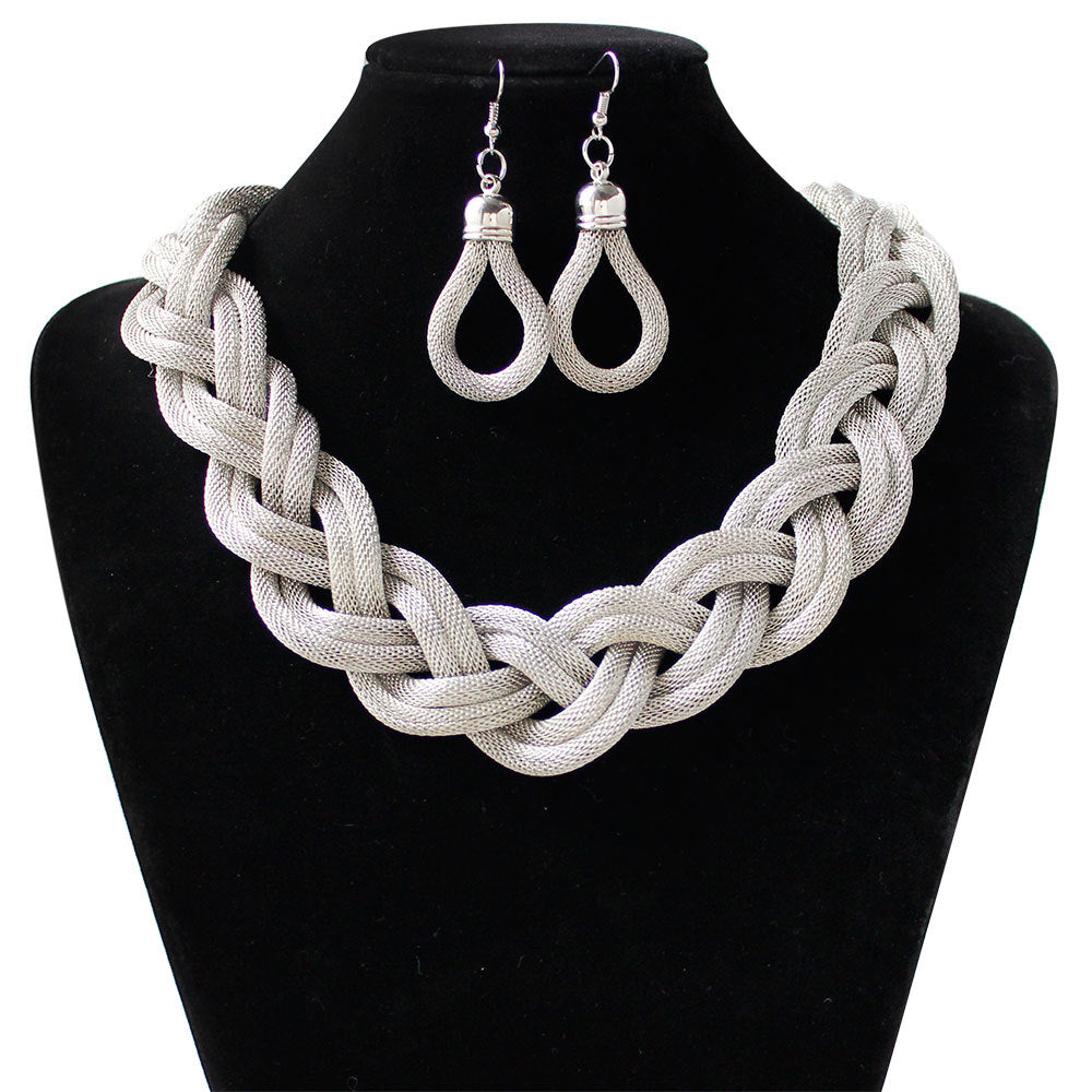 Hand-Woven Rope Necklace Chain