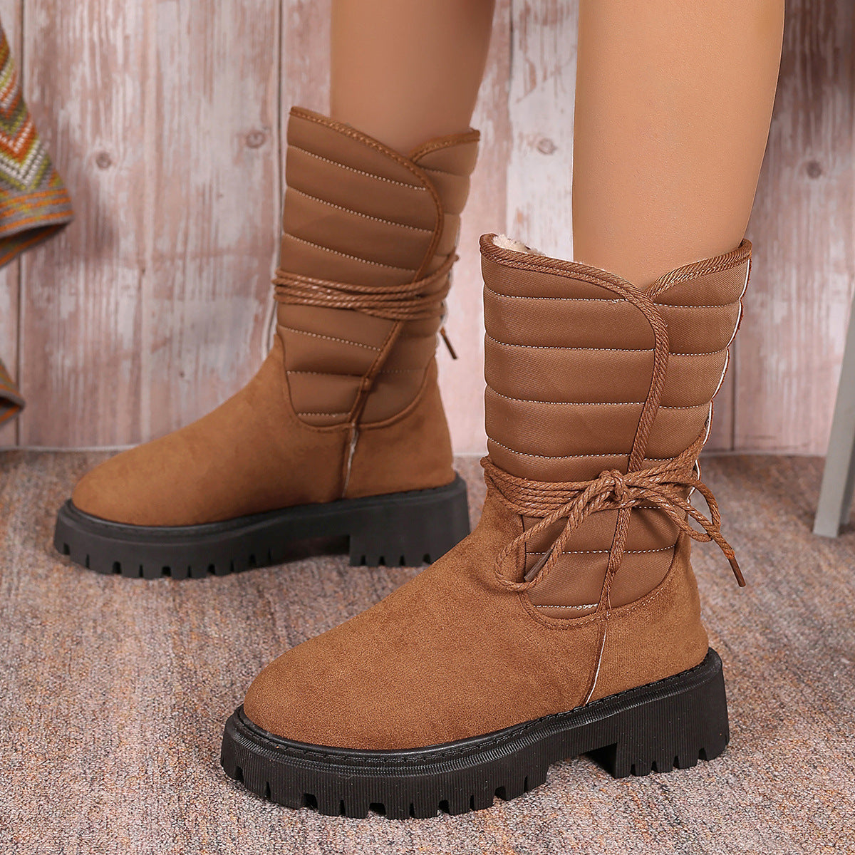 Women Fashionable & Functional Mid-Calf Snow Boots