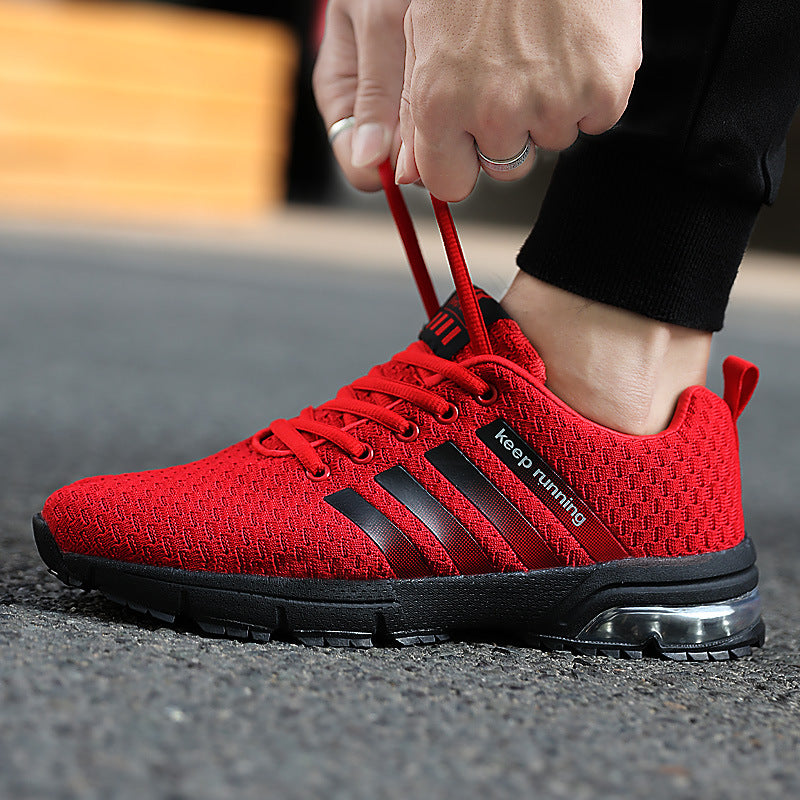 Chaussures de sport de course en plein air en maille respirante pour hommes et femmes
