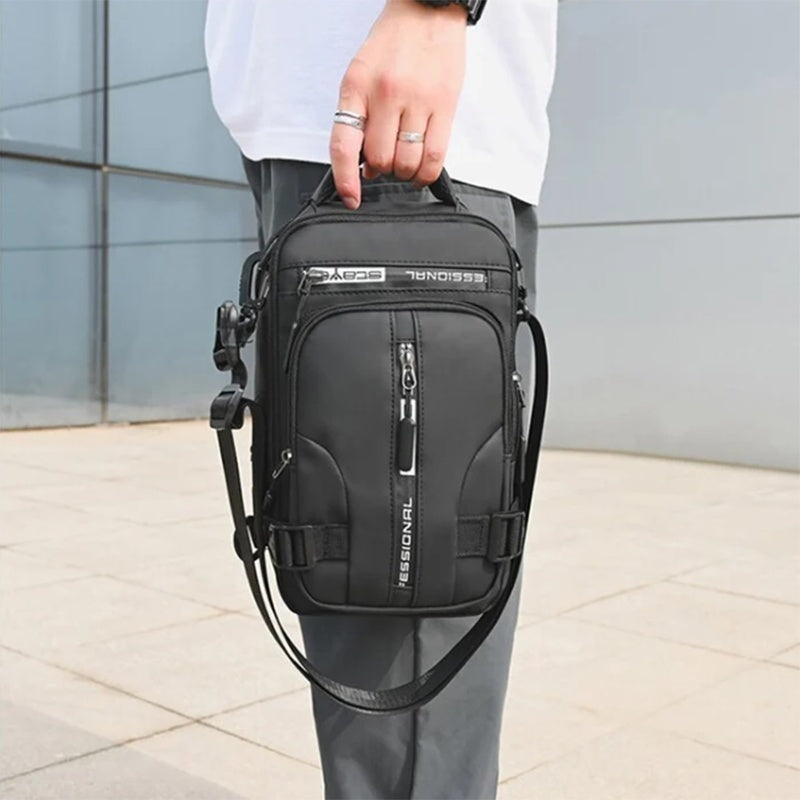 Multifunctional Crossbody Backpack for Men