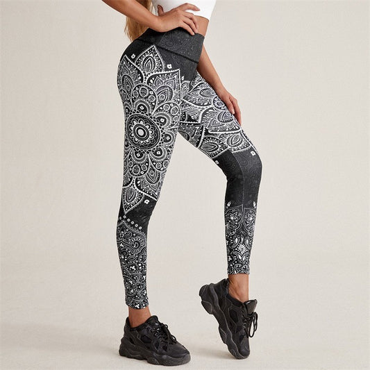 Running Workout Elastic Yoga Leggings