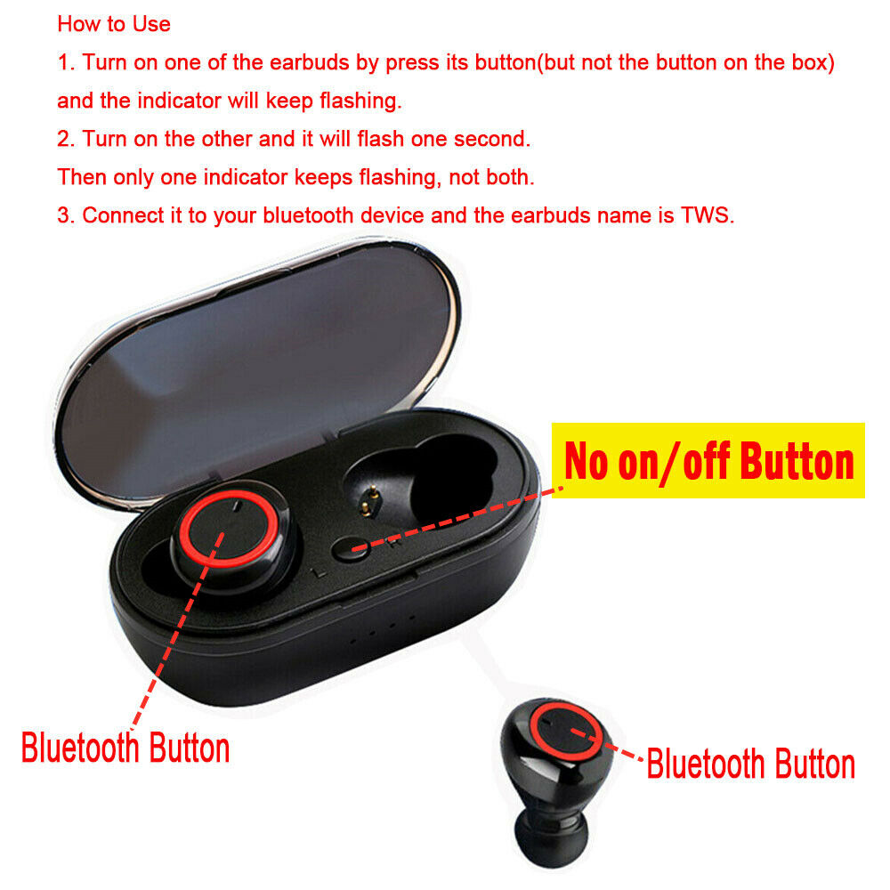 High-Quality Bluetooth 5.0 Earbuds with Auto-Pairing, IPX8 Waterproof, and 40-Hour Playback