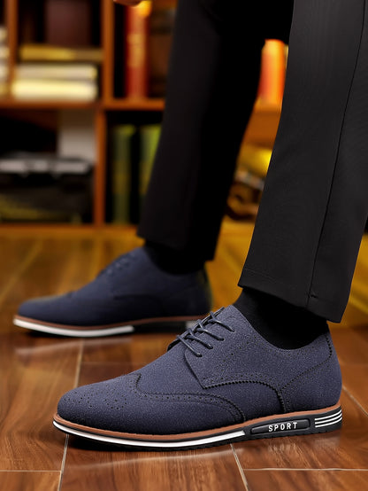 Men's Matte Low-top Suede Leather Casual Shoes