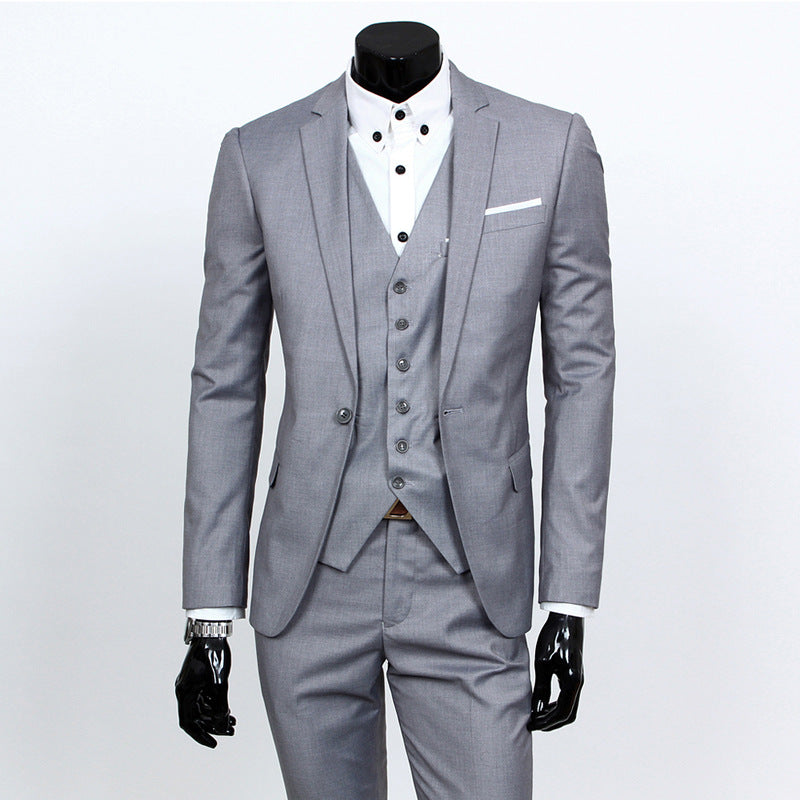 Men's Suit Set One Button Work All-match