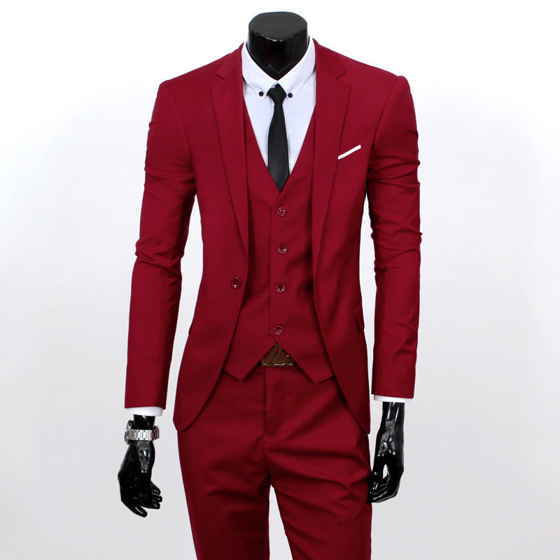 Men's Suit Set One Button Work All-match