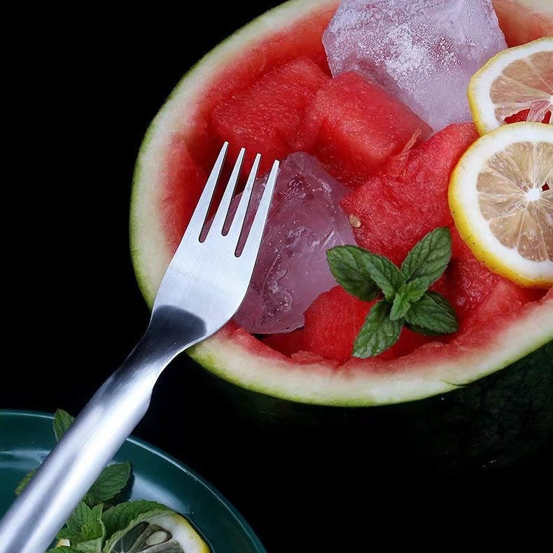 Multi-purpose Watermelon Slicer: 2-in-1 Cutter and Fork