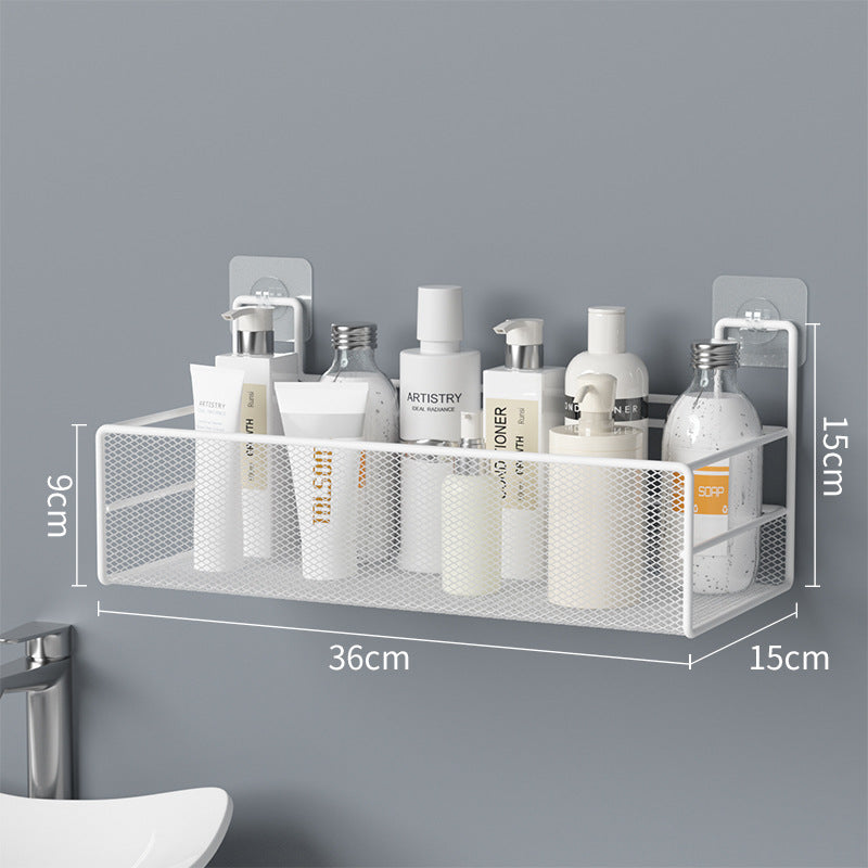 Wall Mount Bath Organizer ( No Drill )