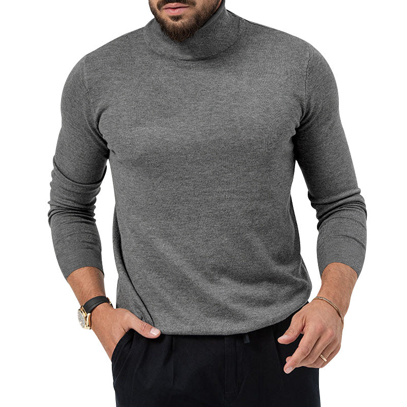 Autumn/Winter High-Elastic Turtleneck Cashmere Sweater