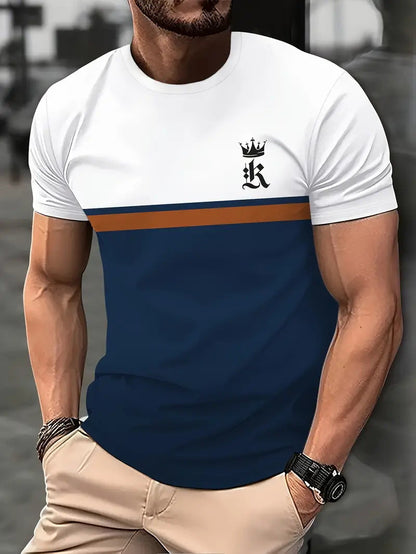 Men's Clothing Sports Digital 3D T-shirt Short Sleeve