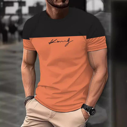 Men's Clothing Sports Digital 3D T-shirt Short Sleeve