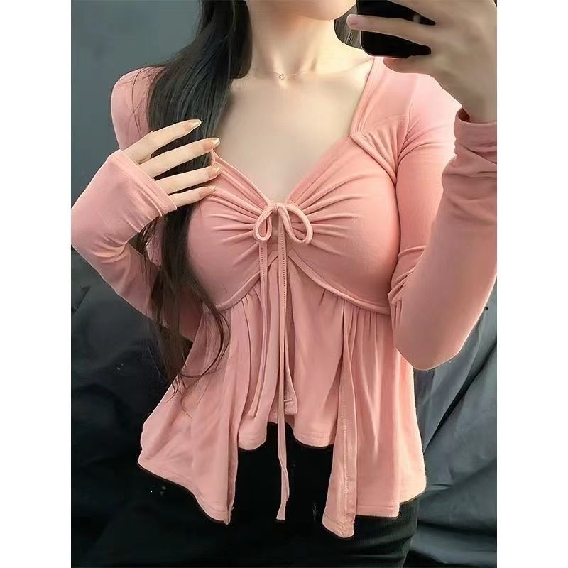 Women Slim Long Sleeve Top Shirt