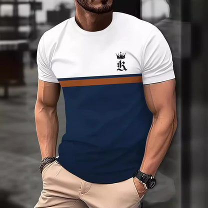 Men's Clothing Sports Digital 3D T-shirt Short Sleeve