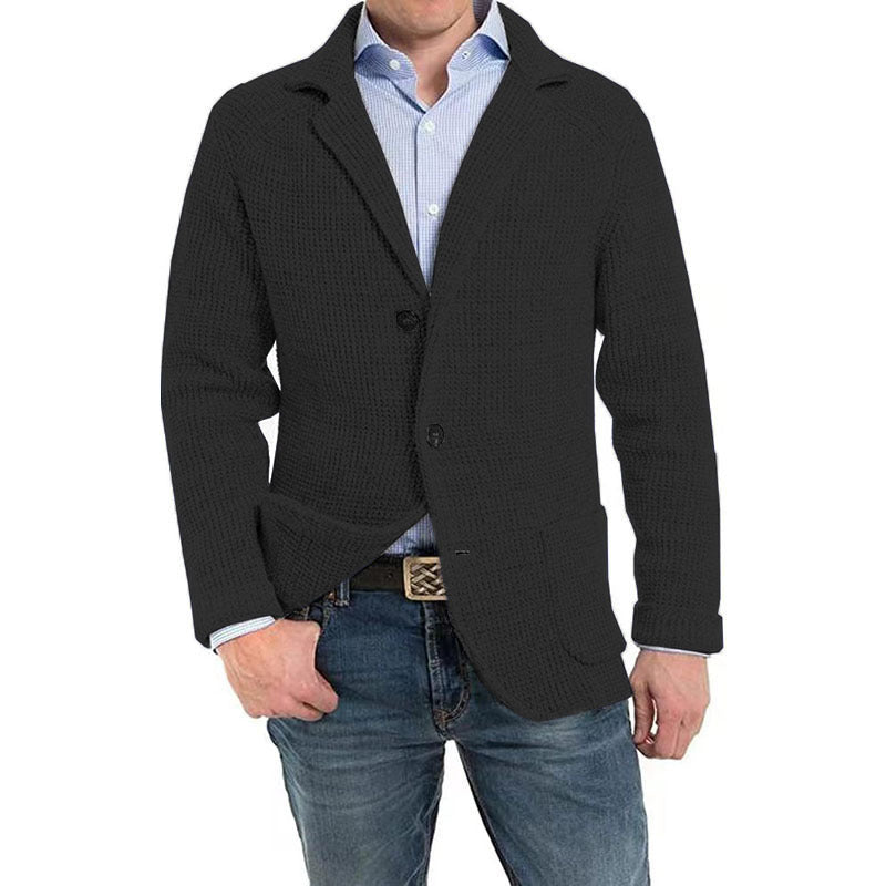 Men's Casual Knitted Cardigan Sweater