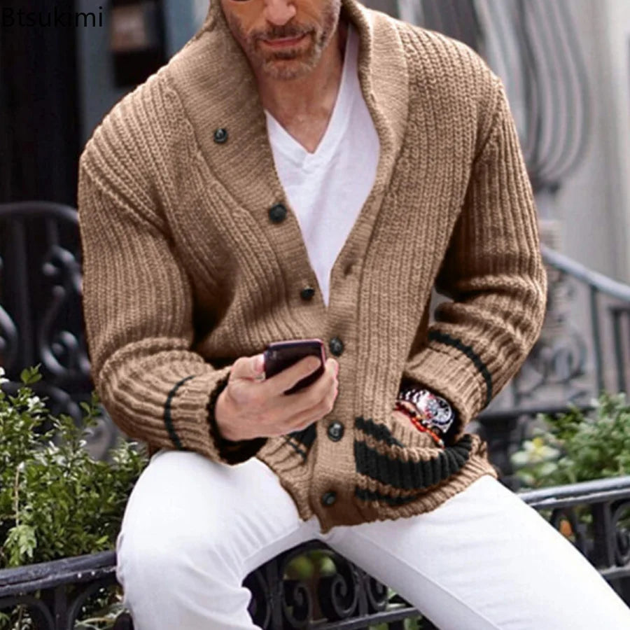 Men's Knitted Warm and Stylish Sweater