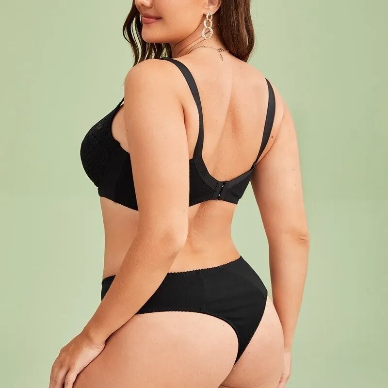 Women Plus Size Lingerie Set