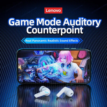 Lenovo GM2 Pro Bluetooth Earphones - Gaming and Music Headphones with Low Latency.