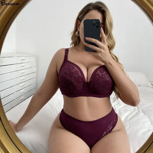 Women Plus Size Lingerie Set