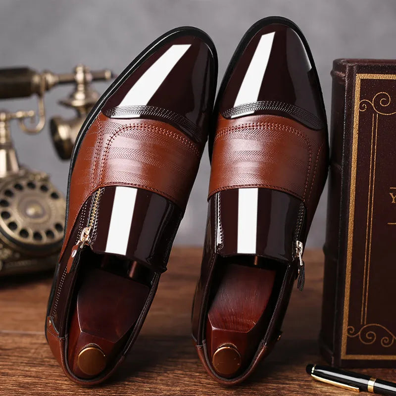 Versatile Men's Leather Business Shoes