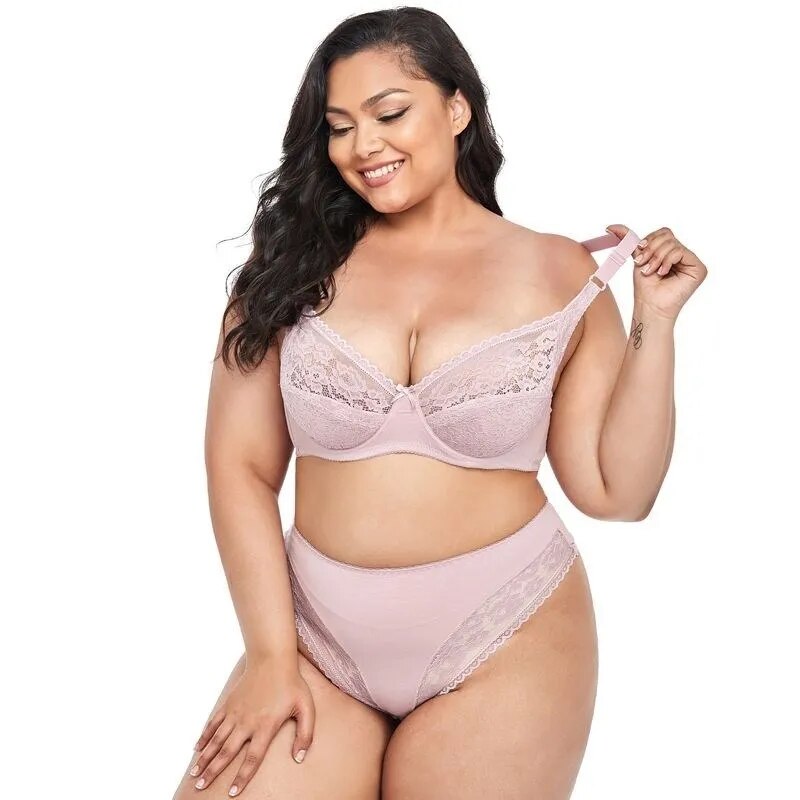 Women Plus Size Lingerie Set