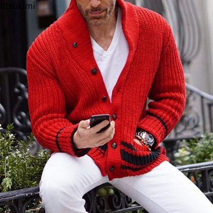 Men's Knitted Warm and Stylish Sweater