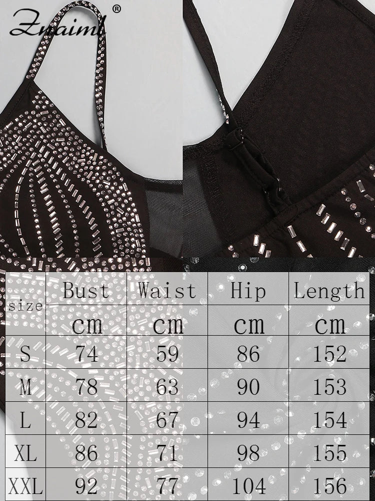 Luxury Evening Wedding Guest Dress for Women Sexy Diamonds Rhinestones Formal Occasion Night Club Party Birthday Dresses