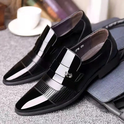 Brown Handmade Loafers Stylish Men's Business Shoes