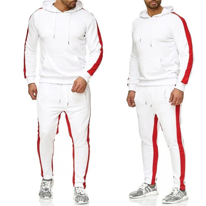 Men's 2-Piece Hoodie Set - Casual Winter Sportswear