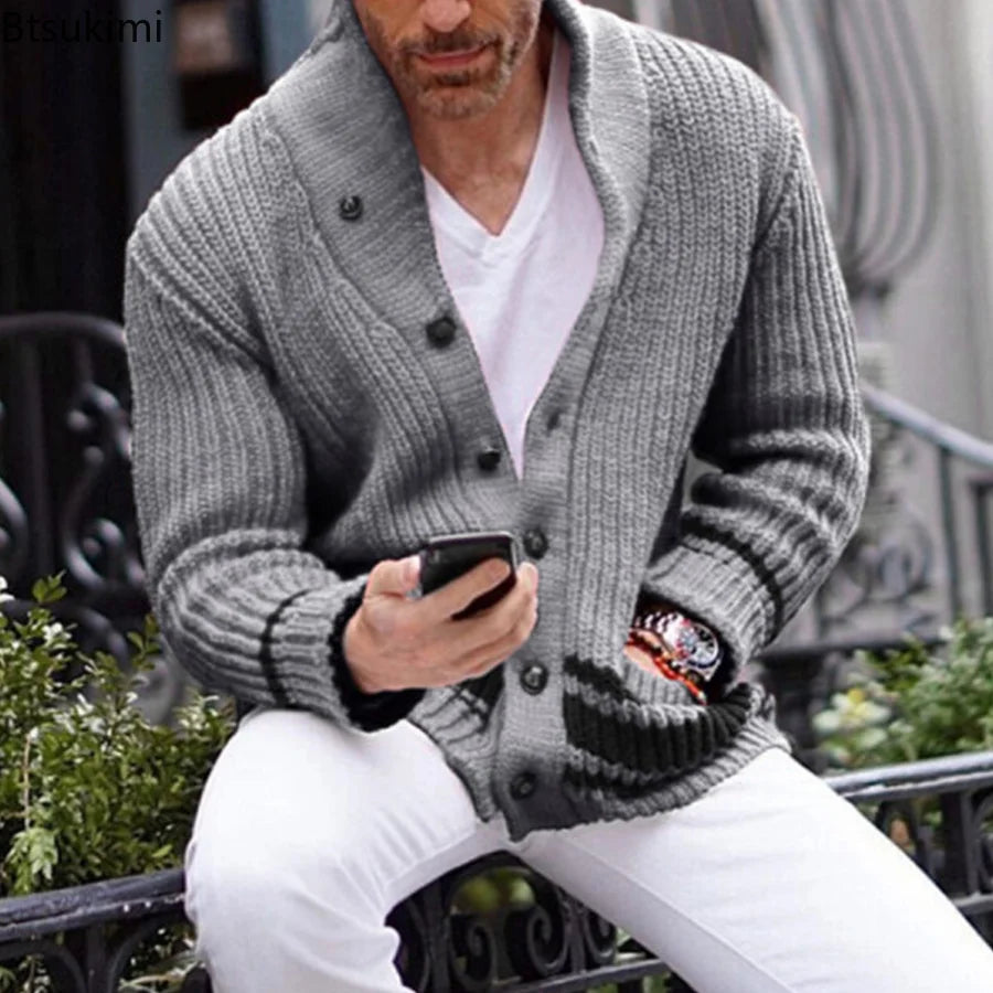 Men's Knitted Warm and Stylish Sweater