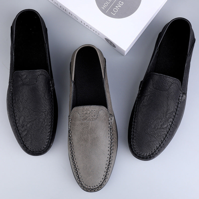 Summer Men's Slip-on Lofter Trendy British-style Casual Shoes