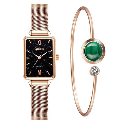 Fashion Ladies Watch Alloy Mesh Strap