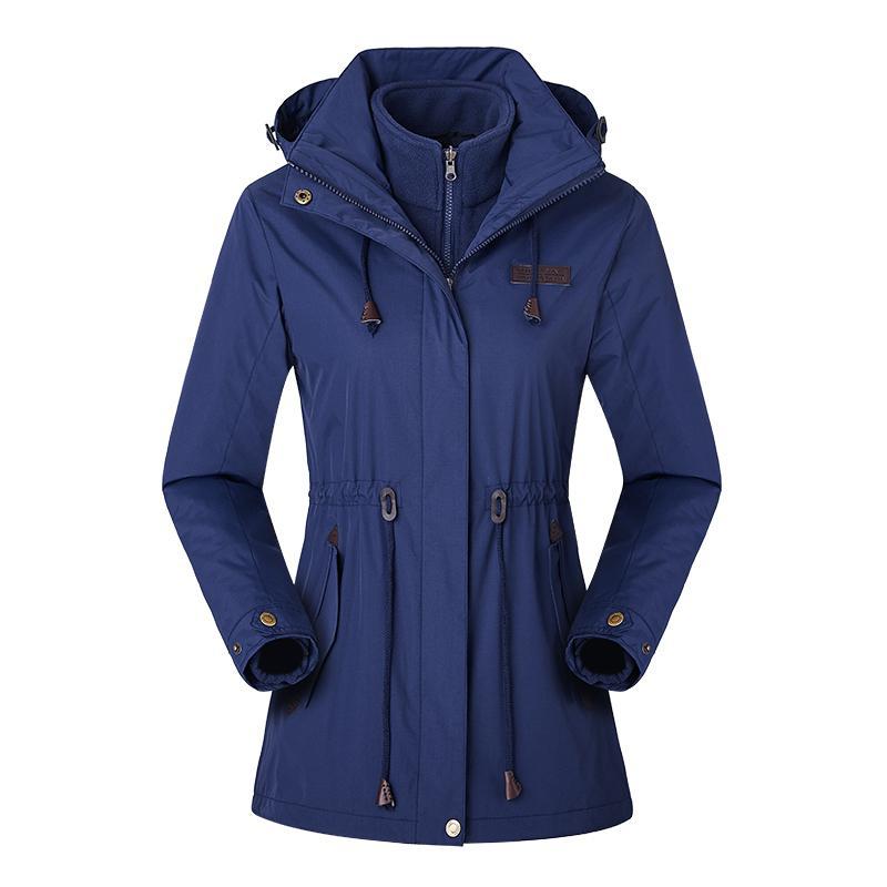 Warmth Multicolor Outdoor Jacket For Women