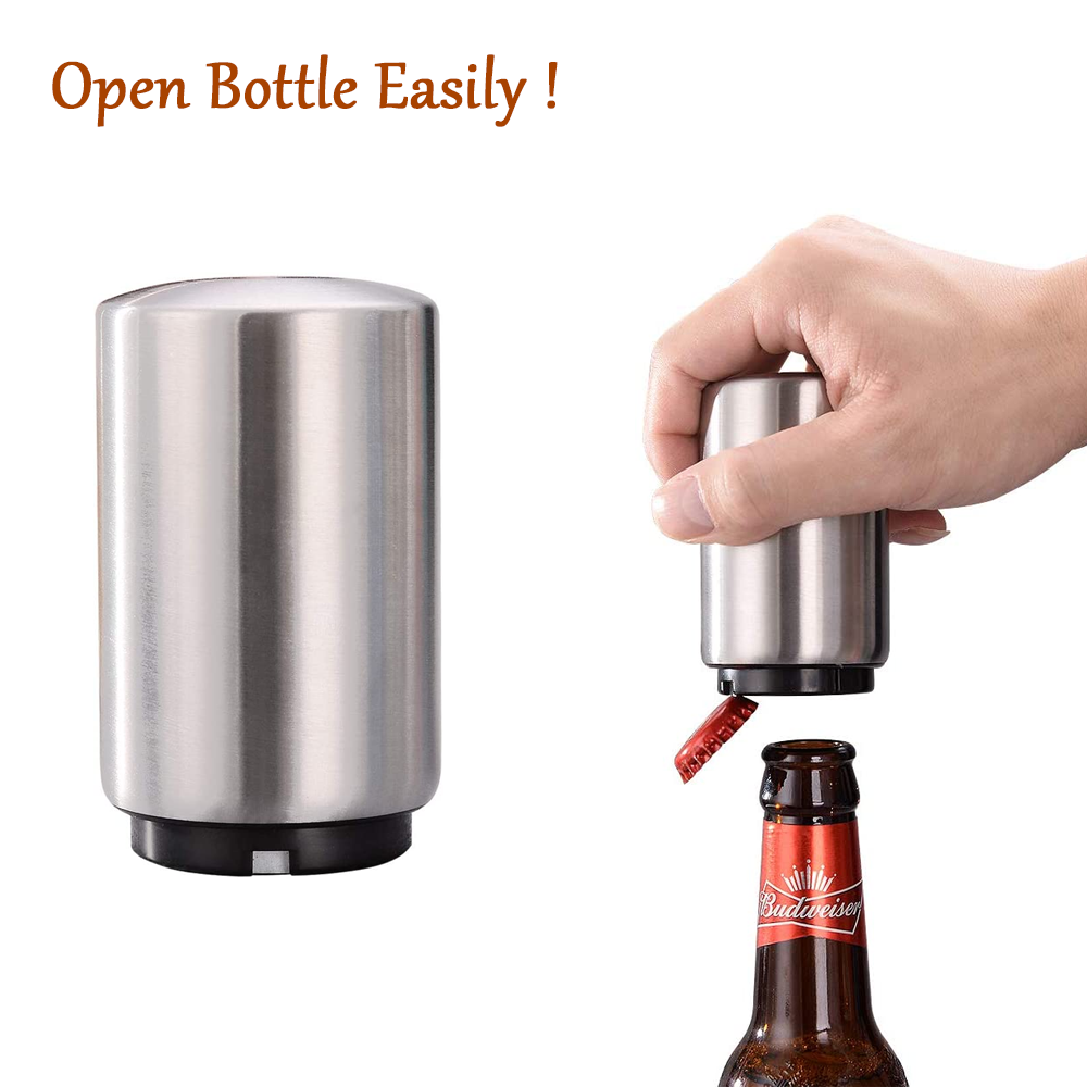 Automatic Beer Soda Push Down Magnetic Bottle Opener For Bar