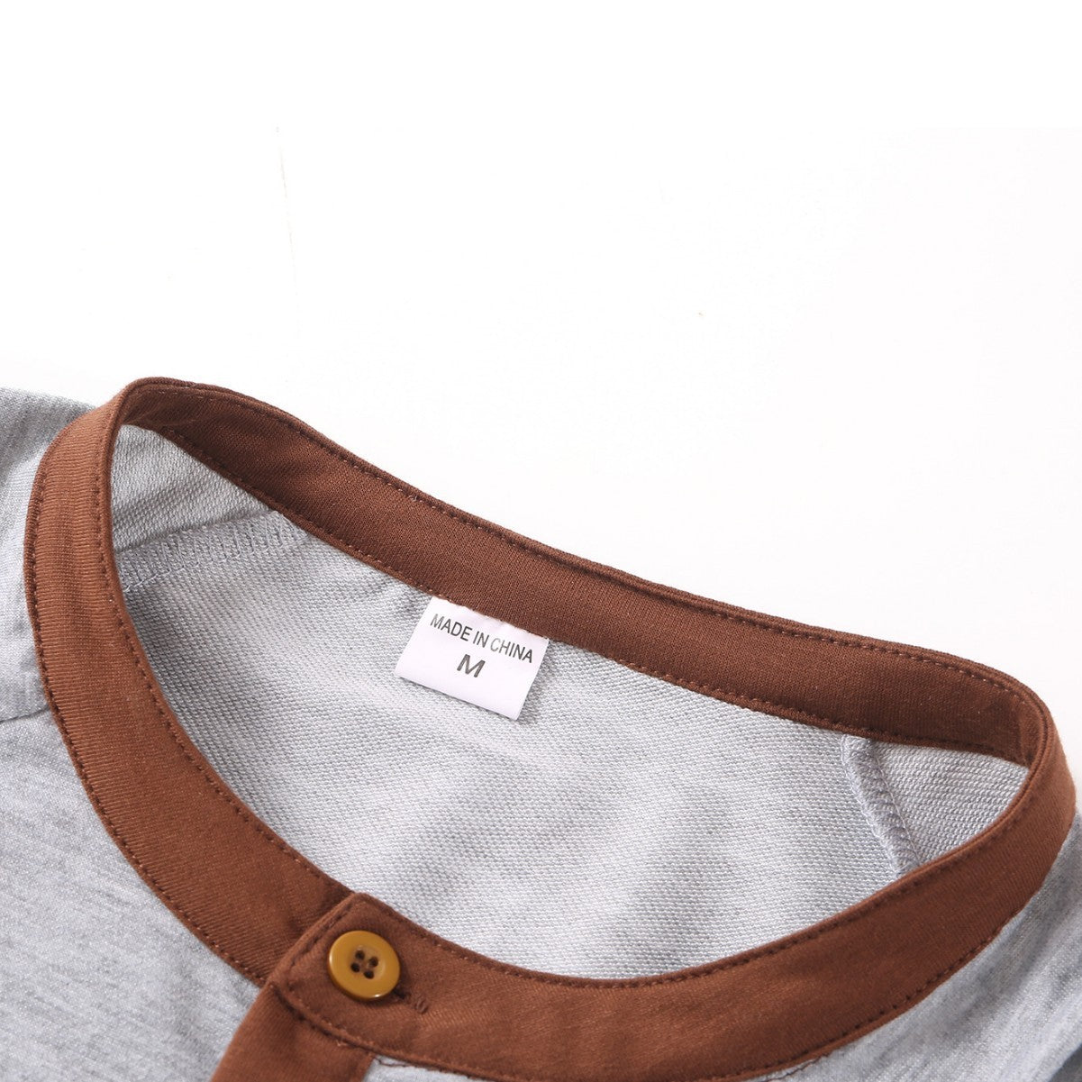 Men's Tactical Long Sleeve T-shirt Amazon Button Long Sleeve