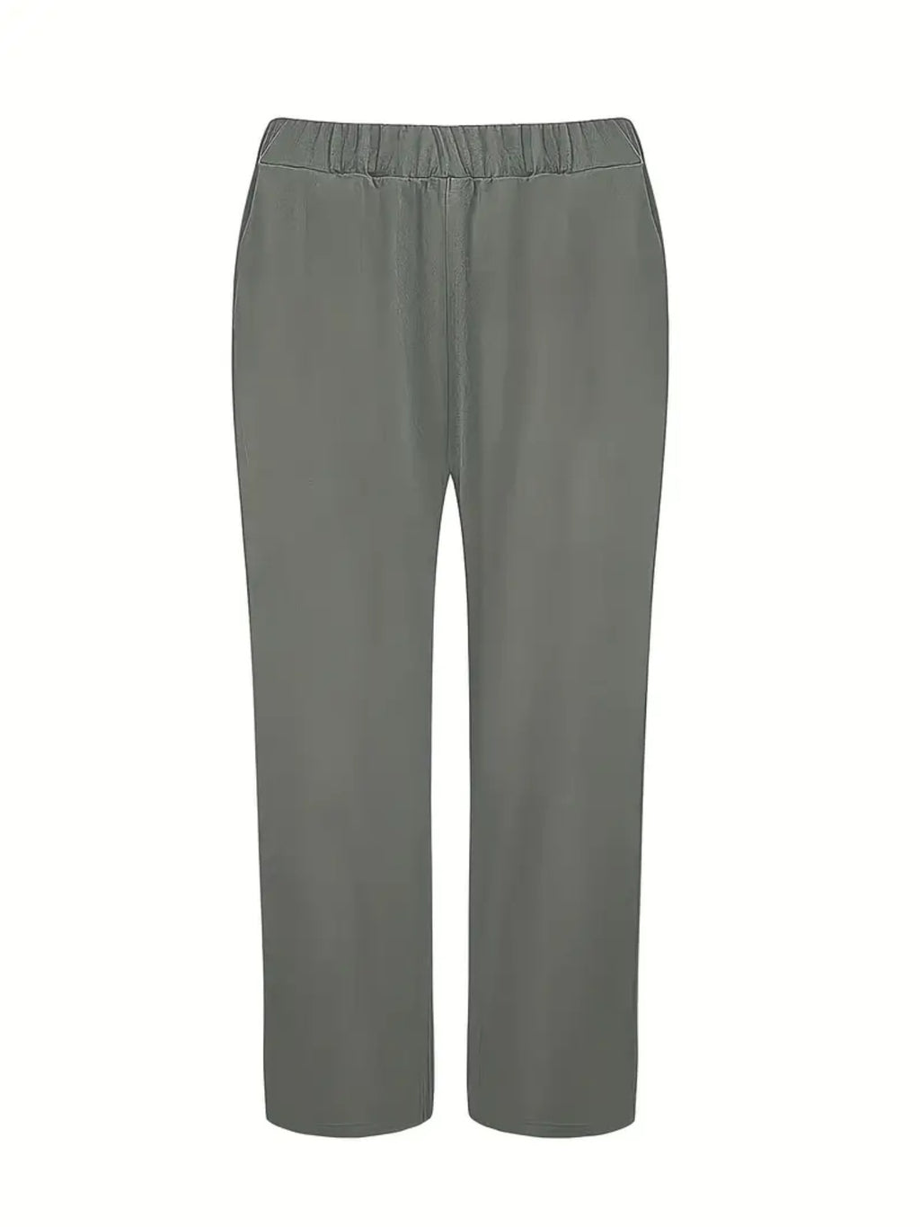 Elegant Three-Piece Set with Wide Leg Pants