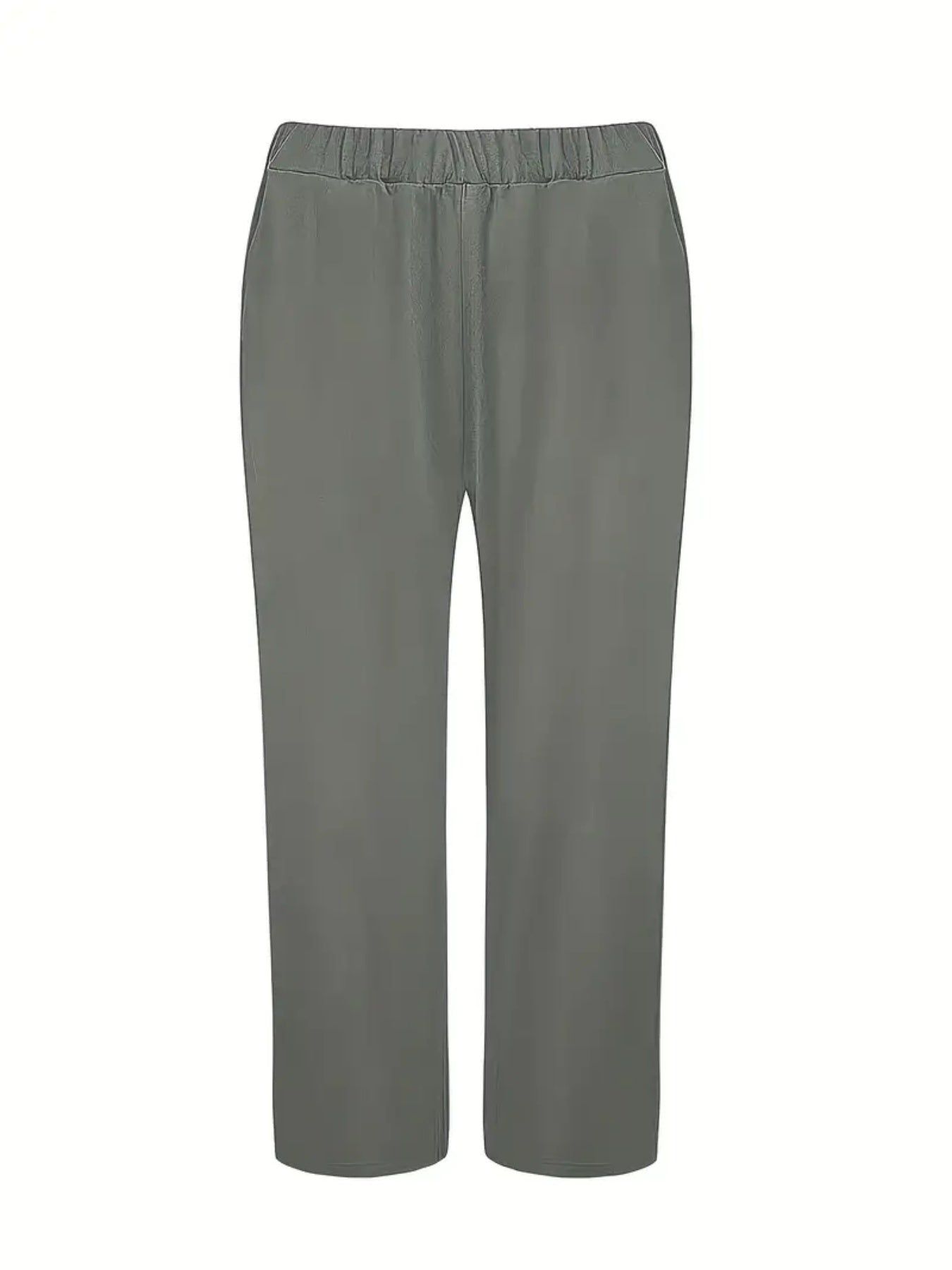 Elegant Three-Piece Set with Wide Leg Pants