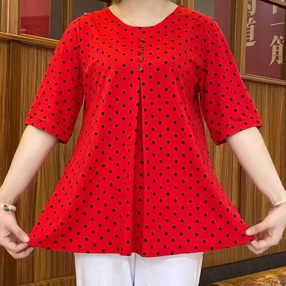 Polka Dot T-Shirt Dress